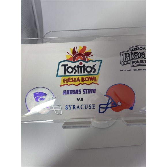 1997 Tostitos Fiesta Bowl commemorative envelope with team logos. - Picture 4 of 4